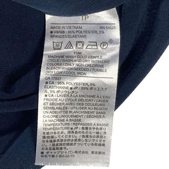 Banana Republic Crepe Wrap Tunic Womens Sz XS Classic Business Casual Comfort - Picture 13 of 13